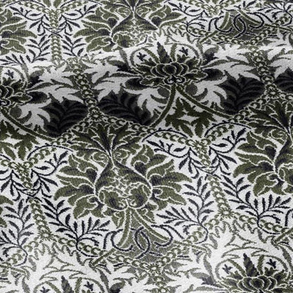 William Morris Honeycomb green print 100% LINEN Fabric - British linen floral upholstery home textile Victorian fabrics 3225