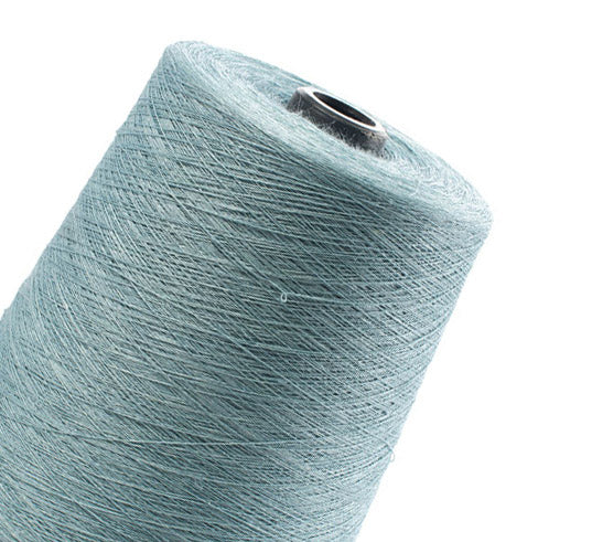 Linen yarn - aqua green