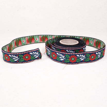 Avens Blue  - Floral ribbon  25mm - 1463S
