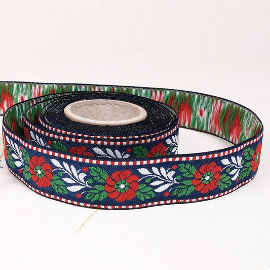 Avens Blue  - Floral ribbon  25mm - 1463S