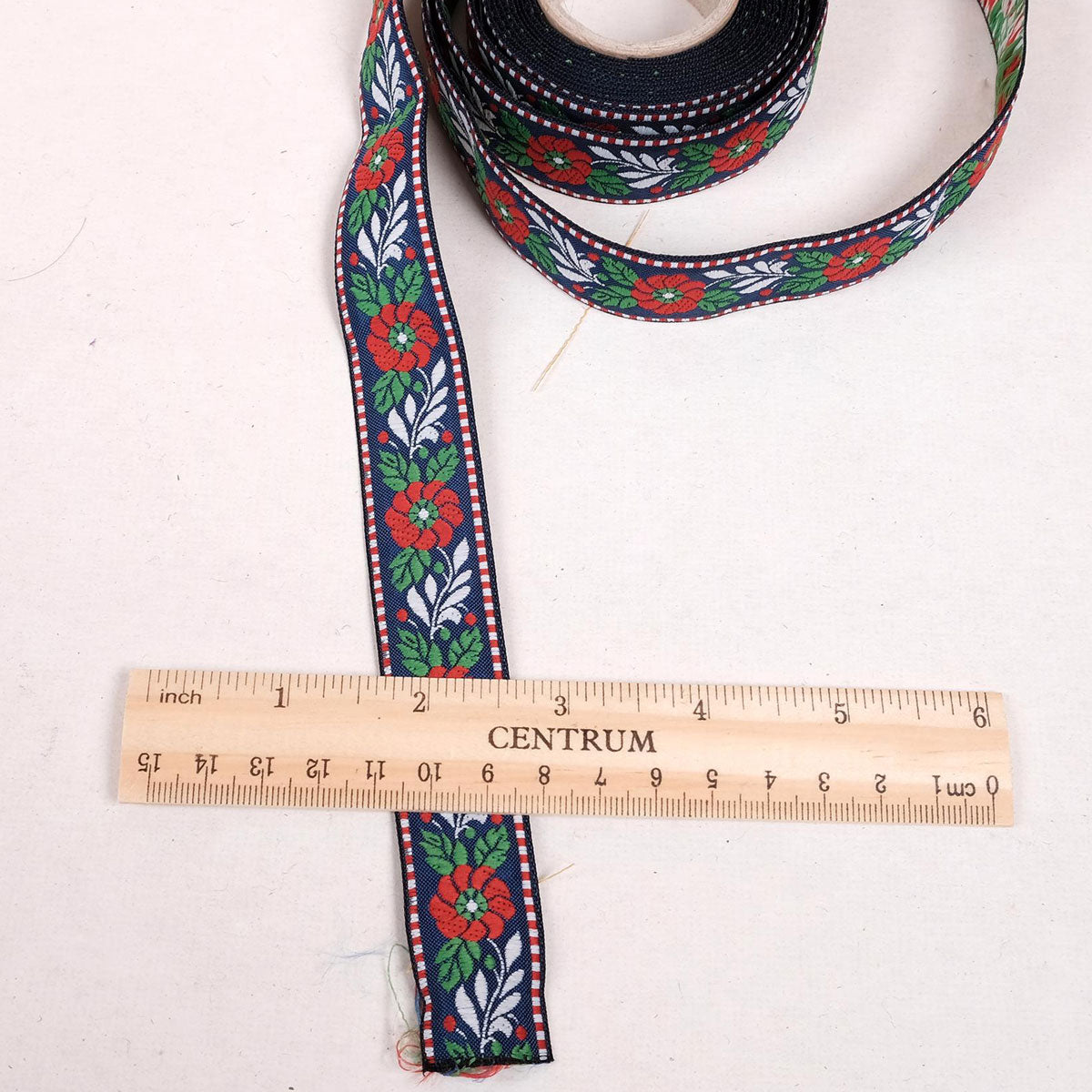 Avens Blue  - Floral ribbon  25mm - 1463S