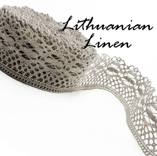Asta Linen lace - natur 60mm - 1165L