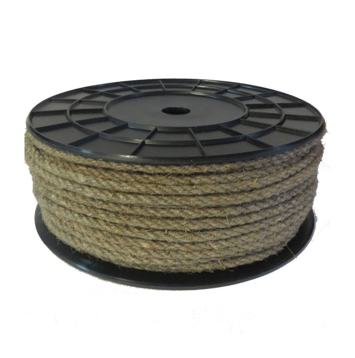 Lenian Rope Twisted linen rope - natur 10mm - 1910G – LITHUANIAN LINEN