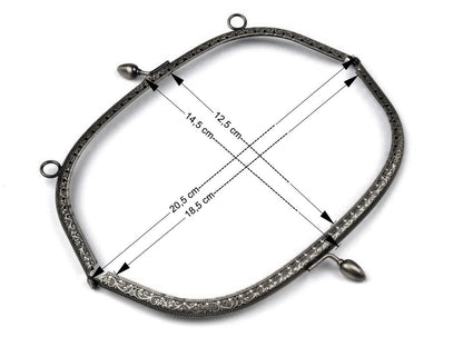 Metal purse frame