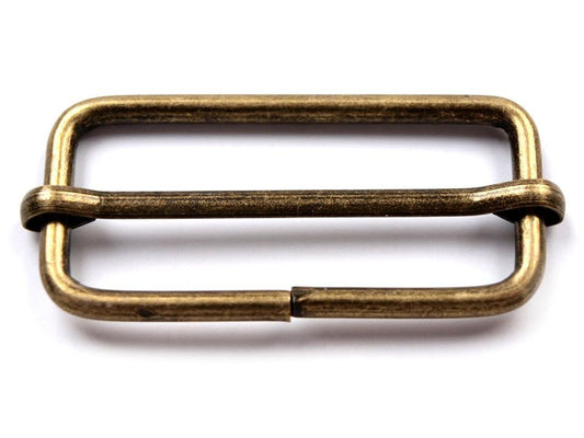 Adjuster Buckle width 38 mm  - brass color