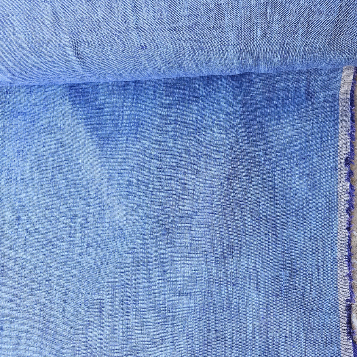 Chabre blue - linen fabric - 588M