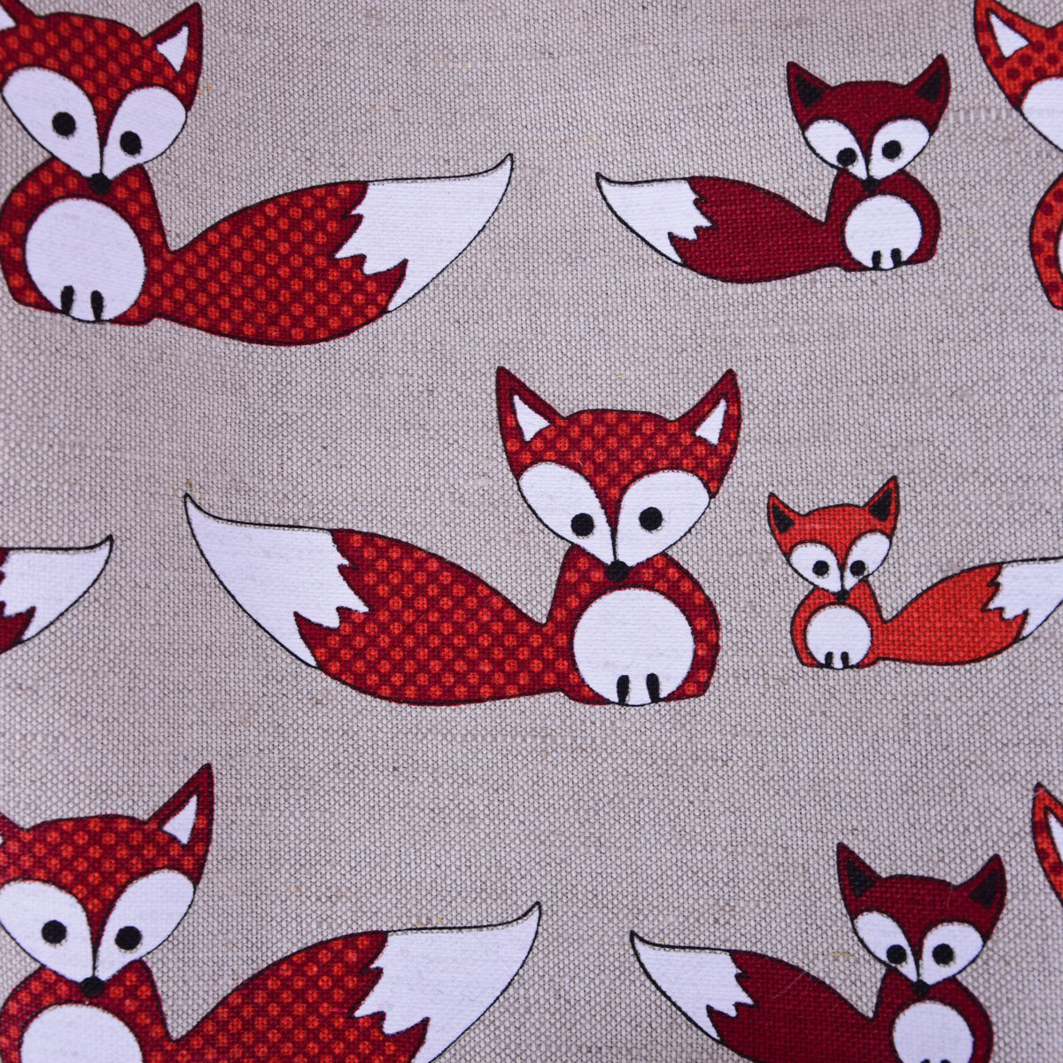 Print Fox -  Linen cotton blended fabric - 962P