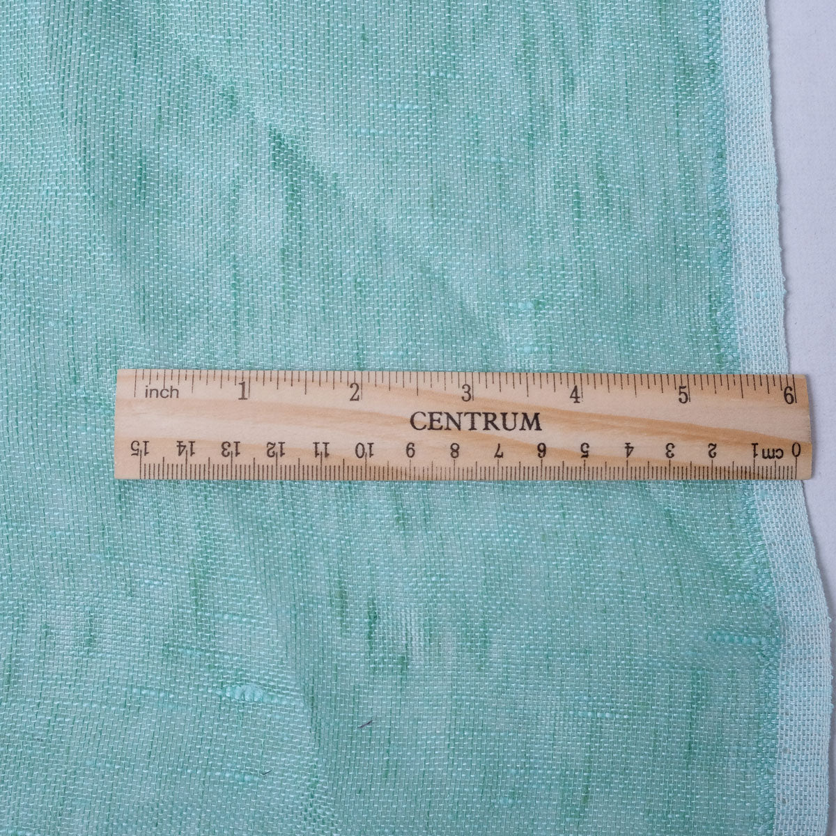 Sheer linen fabric - aqua green - 806SH