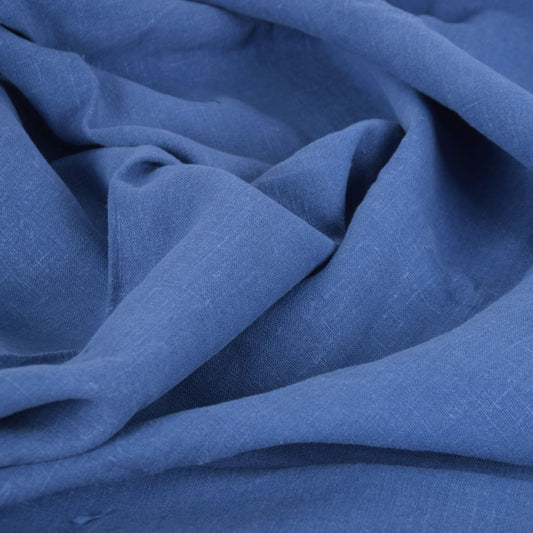 Jeans blue - heavy linen fabric -  227H