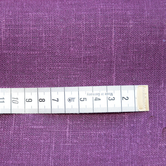 Purple- heavy linen fabric -  325H