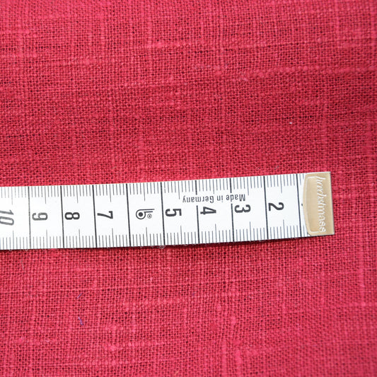 Winered - heavy linen fabric-  324H