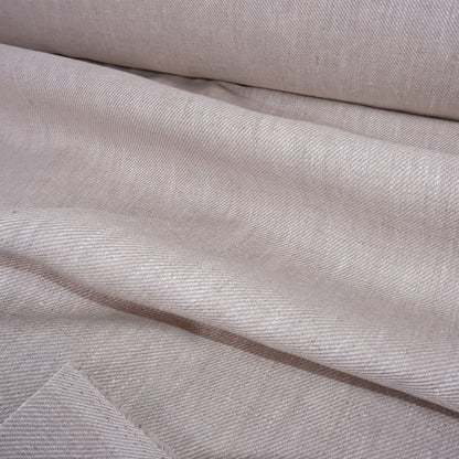 Twill oatmeal natur - regular - linen fabric - 563H