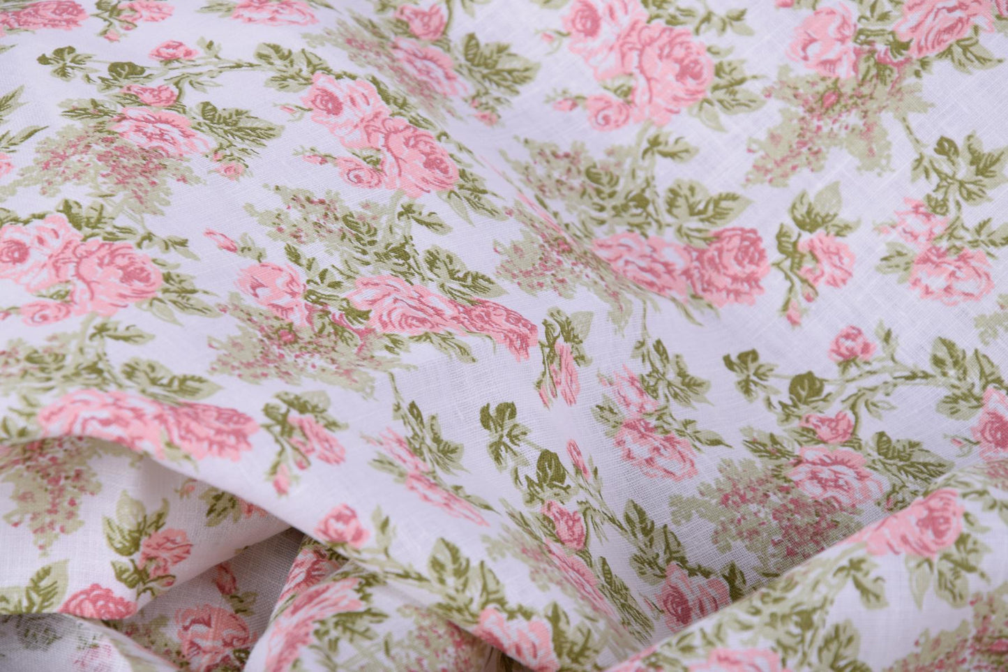 Rose print on white - 278P