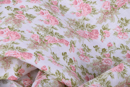 Rose print on white - 278P