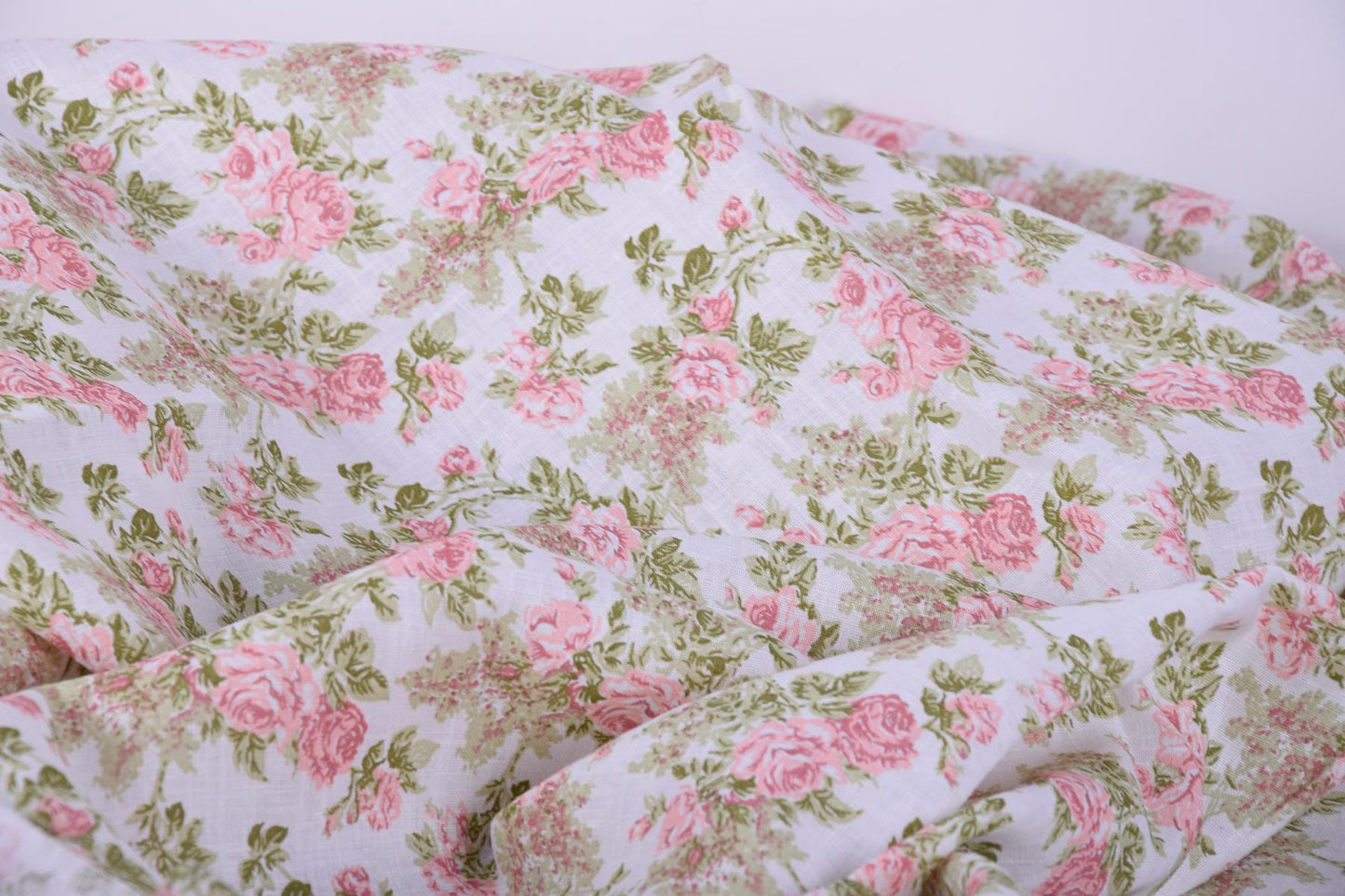 Rose print on white - 278P