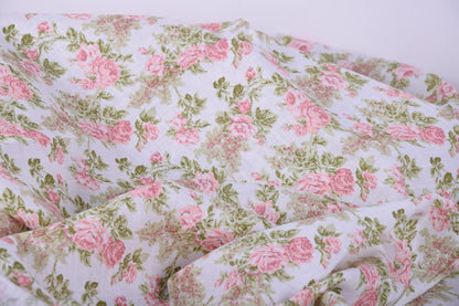 Rose print on white - 278P