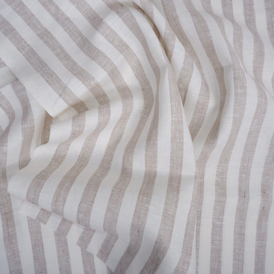 Flag striped - natur - linen fabric - 998P-261H