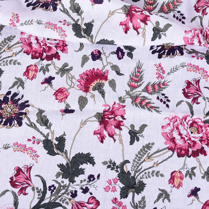 Peonny print on white - 984Z