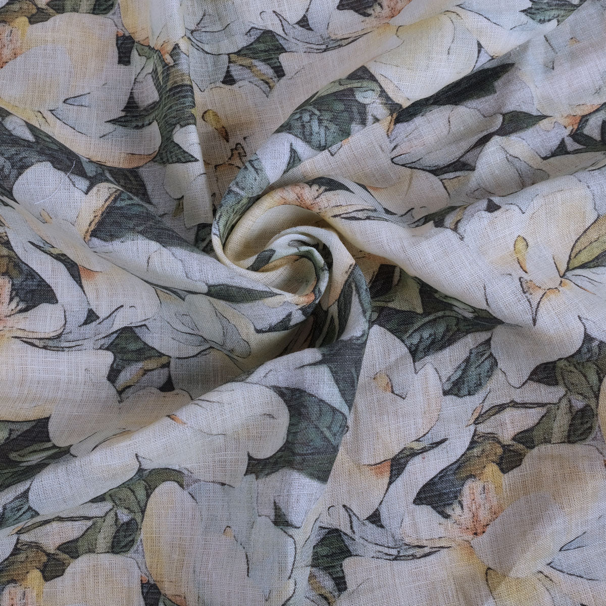 Green floral print  - 262P