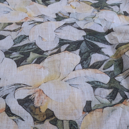 Green floral print  - 262P