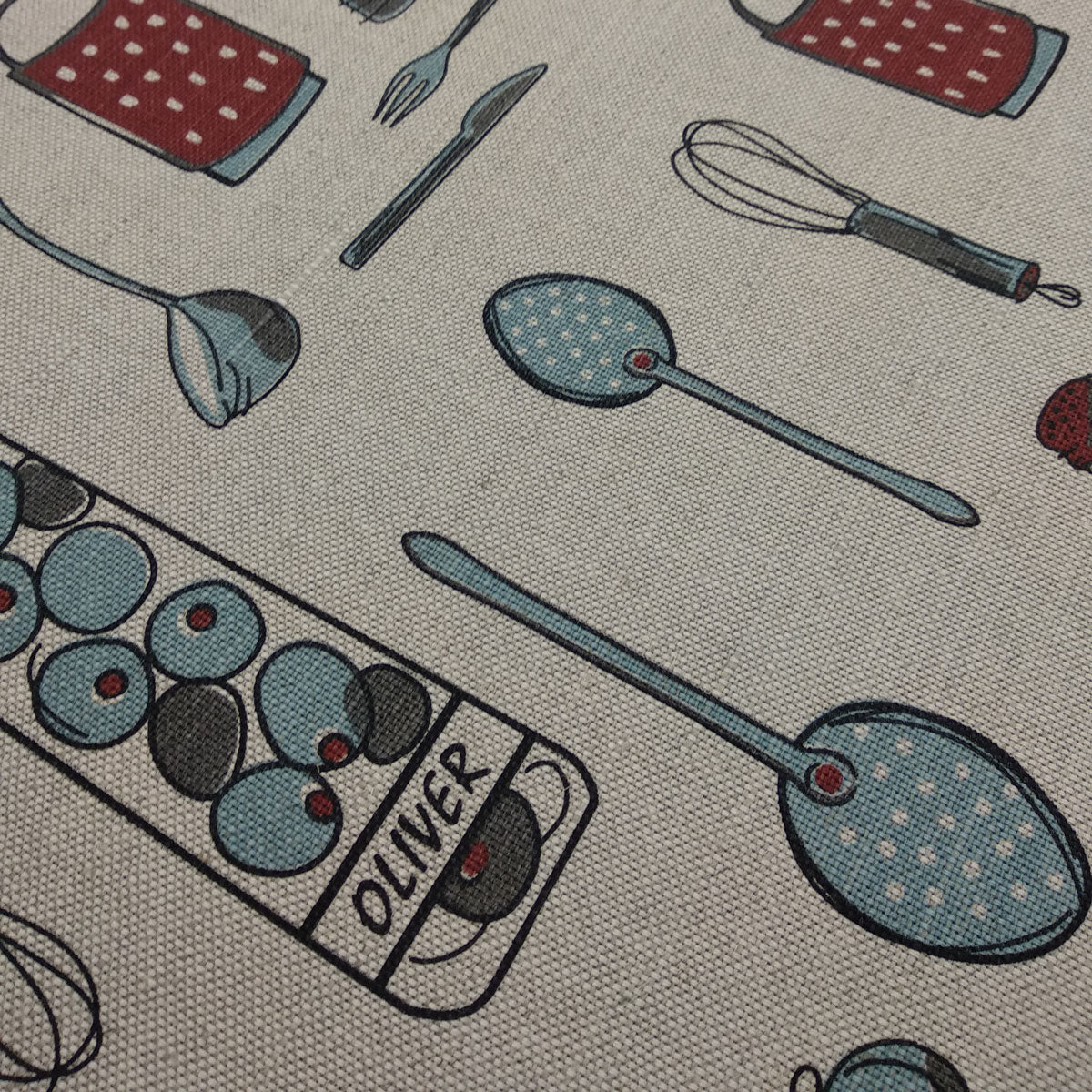 Print kitchen tools -  Linen cotton blended fabric - 782P