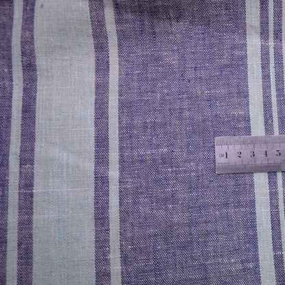 Village blue aqua - linen fabric - 280H