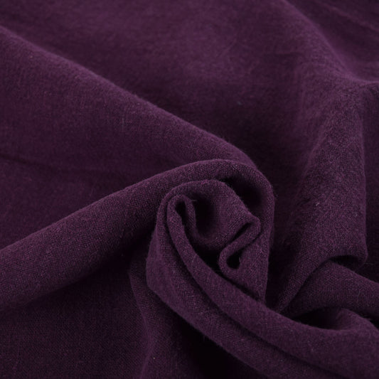 Plump purple- heavy linen fabric -  425H