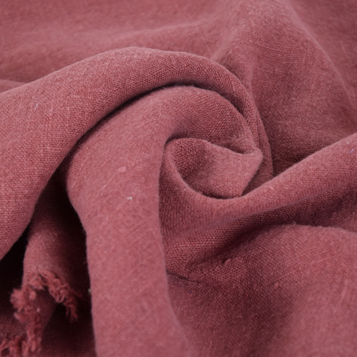 Muddy peach - heavy linen fabric -  424H