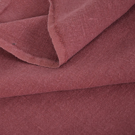 Muddy peach - heavy linen fabric -  424H