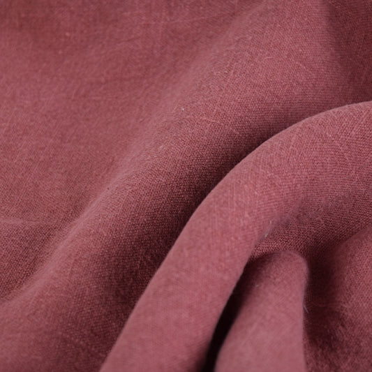 Muddy peach - heavy linen fabric -  424H