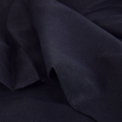Black linen fabric - 150gsm - 329M