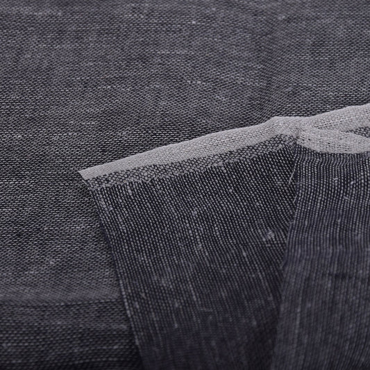 Sheer linen fabric - grey - 422SH