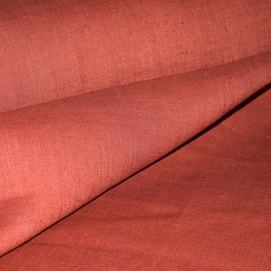 Ochra red - linen fabric - 180gsm - 470A