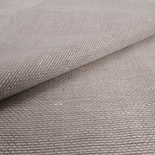 Natur - loose Basket  weave - linen fabric - 554M