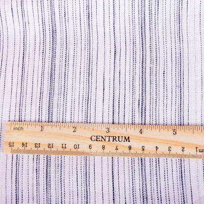Birch - pinstriped linen fabric - 556L