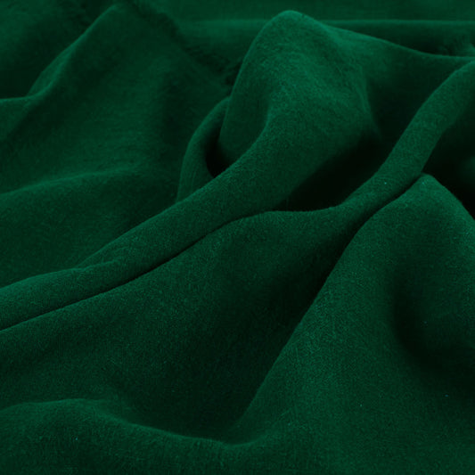 Forest green - heavy linen fabric -  609M
