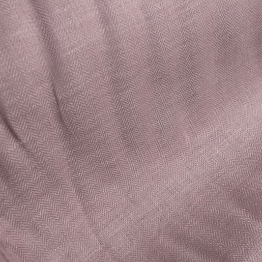 Sakura pink - herringbone - linen fabric - 093M