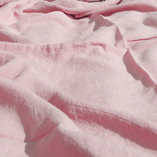 Pale pink - wide linen fabric -  180gsm - 704M