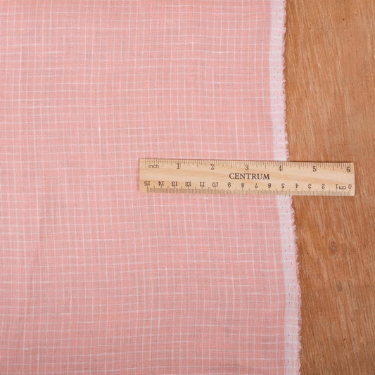 Notebook - Salmon pink -  lightweight - linen fabric - 116LP