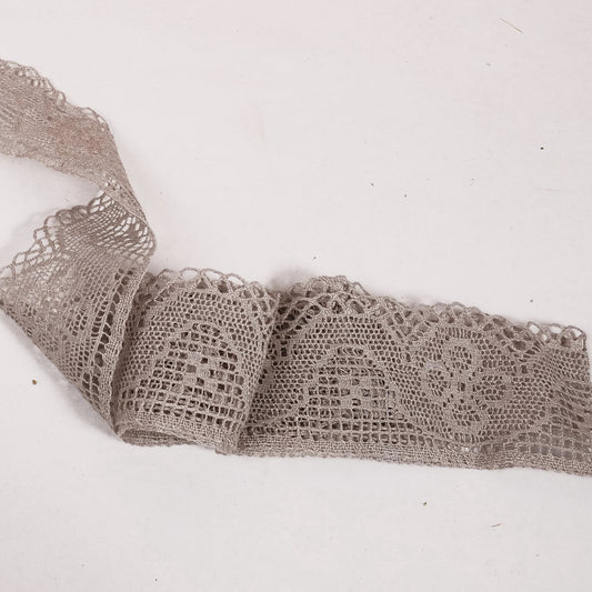 Gele Linen lace - natur 85mm - 1189L