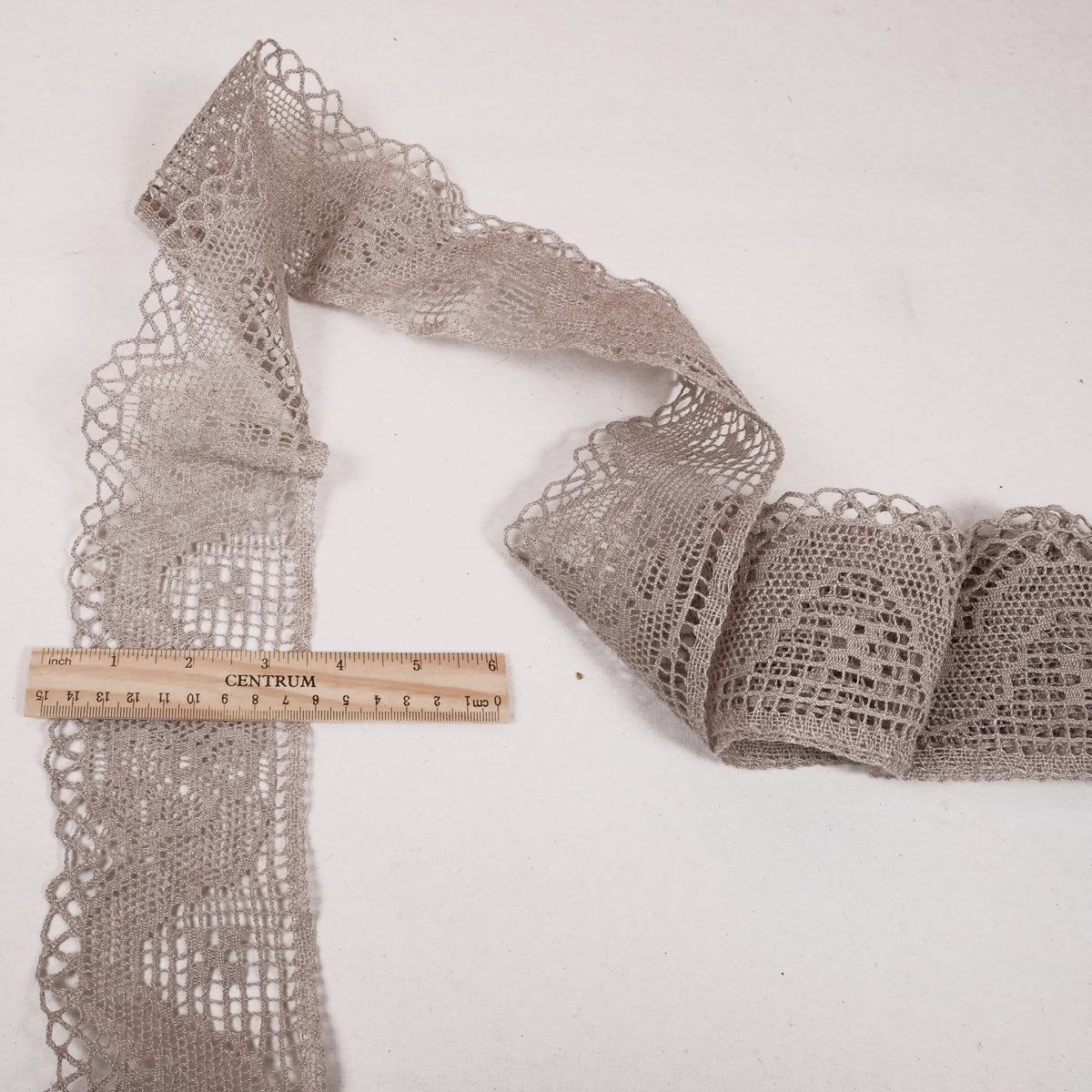Gele Linen lace - natur 85mm - 1189L