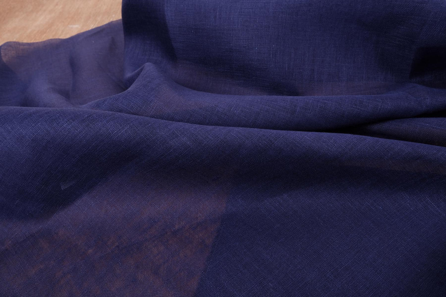 Sheer GAUZE linen fabric -  purple - 143SH