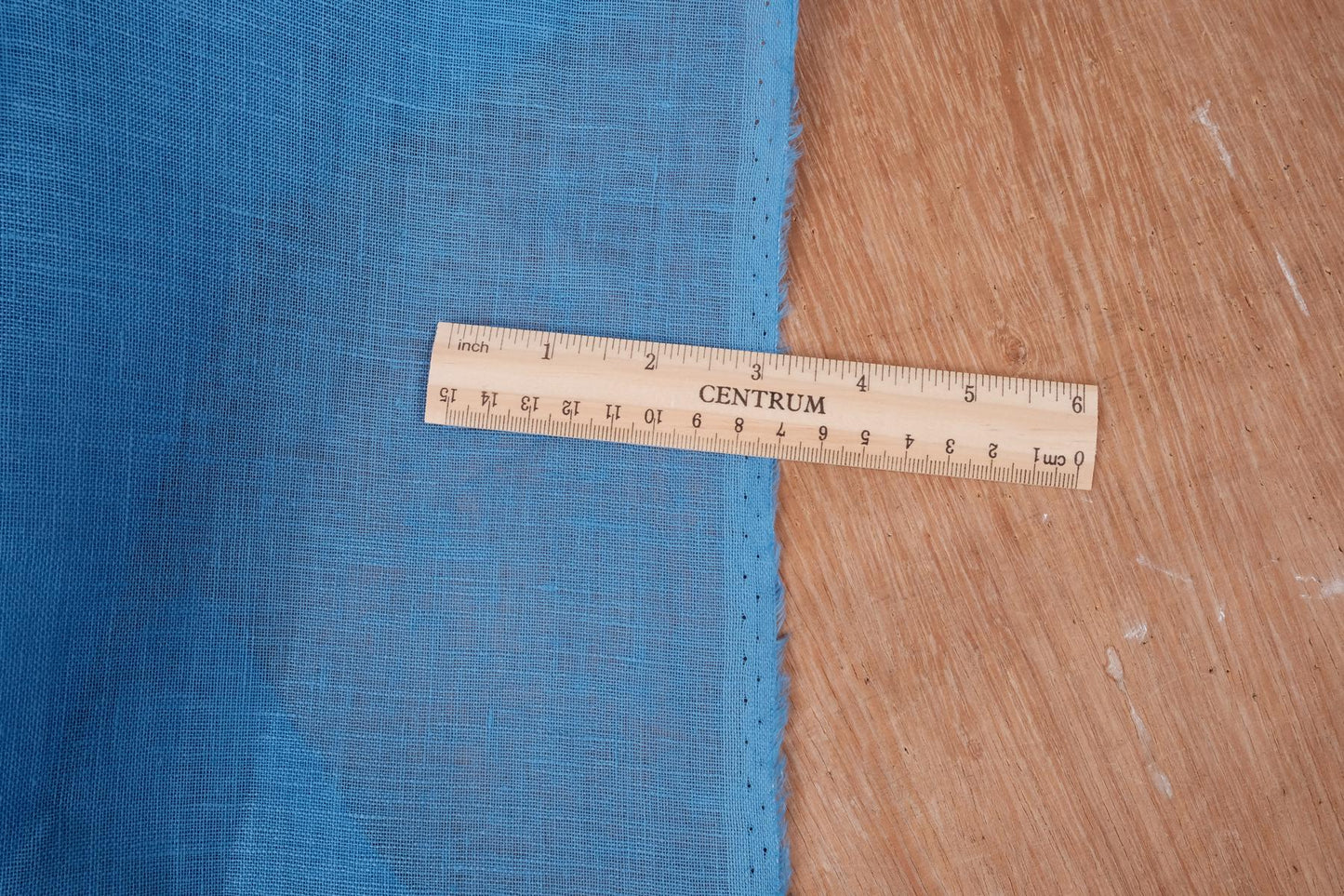 Sheer GAUZE linen fabric - calm blue - 151SH