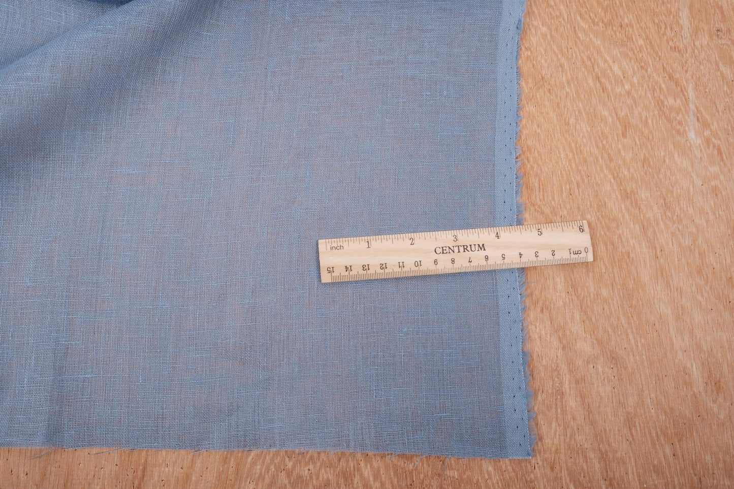 Sheer GAUZE linen fabric - Light sky - 392SH