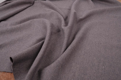 Twill  - brownish grey - linen fabric - 178H