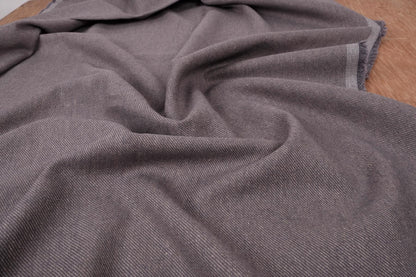 Twill  - brownish grey - linen fabric - 178H
