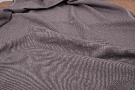 Twill  - brownish grey - linen fabric - 178H