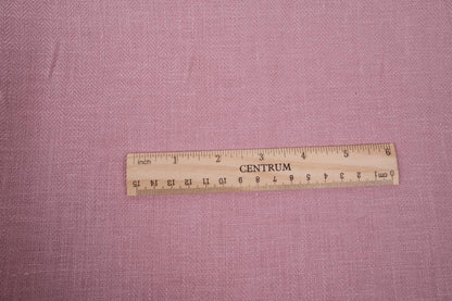 Herringbone - pink - linen fabric - 183R