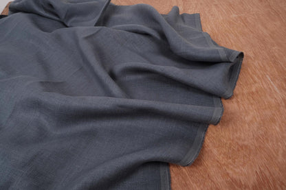 Herringbone - grey - linen fabric - 184R