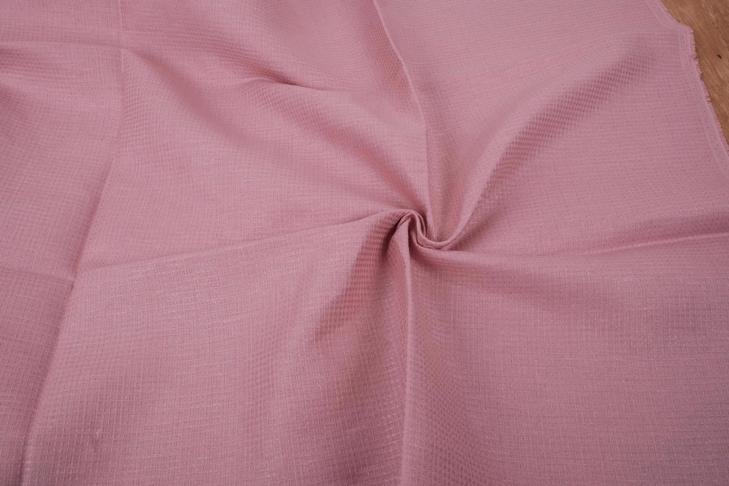 Waffle - pink - linen fabric - 132VA